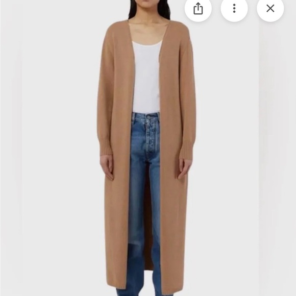 Apparis Tan Open-Front Cardigan - Picture 4 of 4